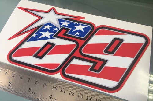 Nicky hayden number sticker - nicky,