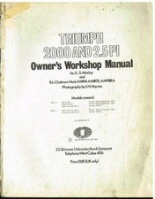 TRIUMPH 2000 2500 2.5 PI Mk1
