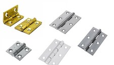Pair Of Quality Solid Butt Hinges CHOOSE Small-Large Door Cabinet Cupboard