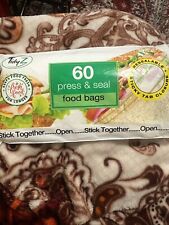 Press & seal Food bags Freezer