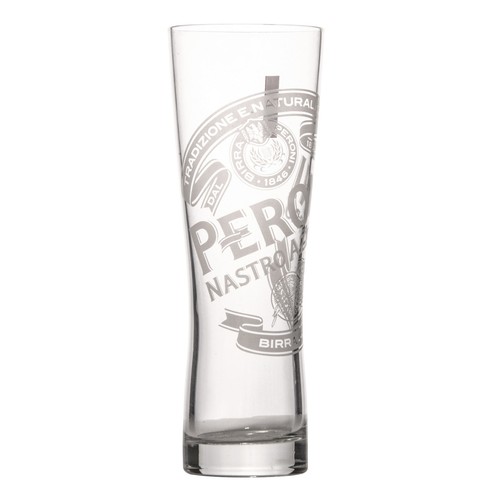 Peroni pint glass clear - glass,