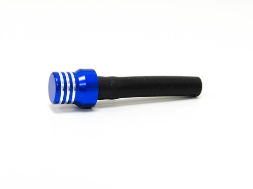 Blue fuel cap breather - fuel, bent
