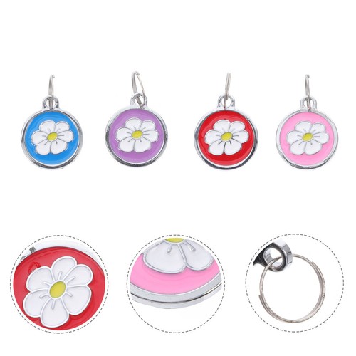5pcs engraved pet - dog, id