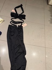 Black Oh Polly Coord Top And