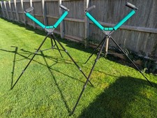 TWO Preston Innovations Super Pro V-rollers + roller stops (Super Pro V Roller)