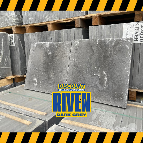 Riven concrete slabs - concrete,