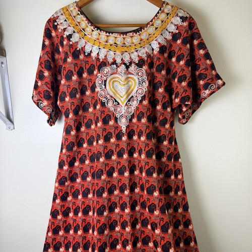 Vintage embellished dress - vintage,