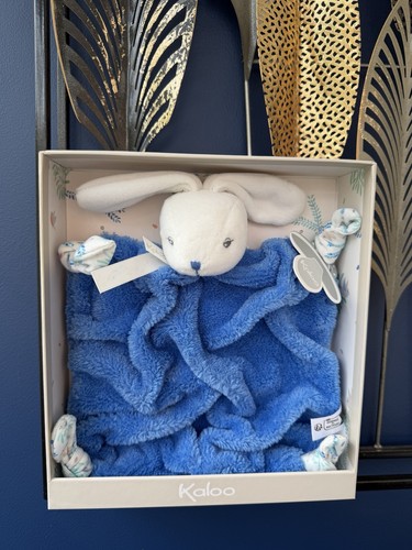 Kaloo plume ocean blue - blue, bunny