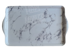 Grey White Marble Effect Food