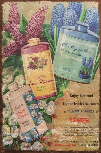 Cussons talc advertisement - talc,