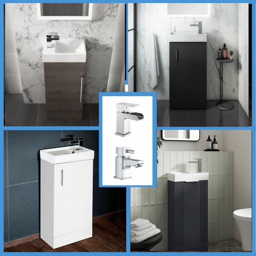 Compact bathroom vanity unit - unit, &