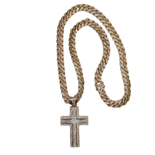 Diamond holy cross - diamond, 30"