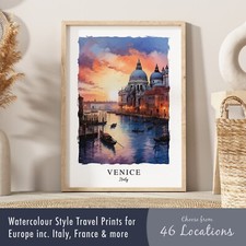 Europe Travel Poster Print |