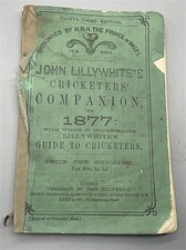 Lillywhite Companion for 1877