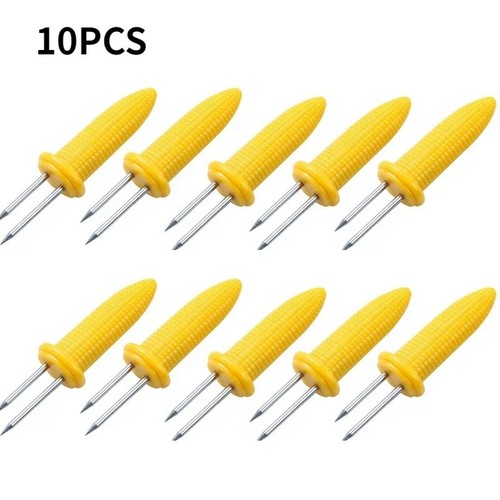 10pcs corn holders stainless - 10pcs,