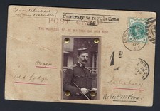 1900 Boer War photo card from Transvaal Contrary to regulations