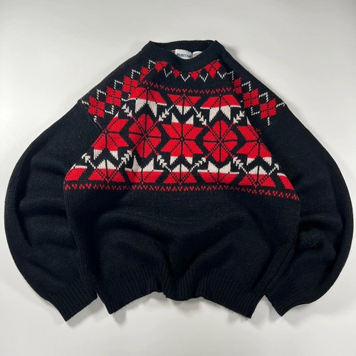 Vintage men chunky knit - chunky,