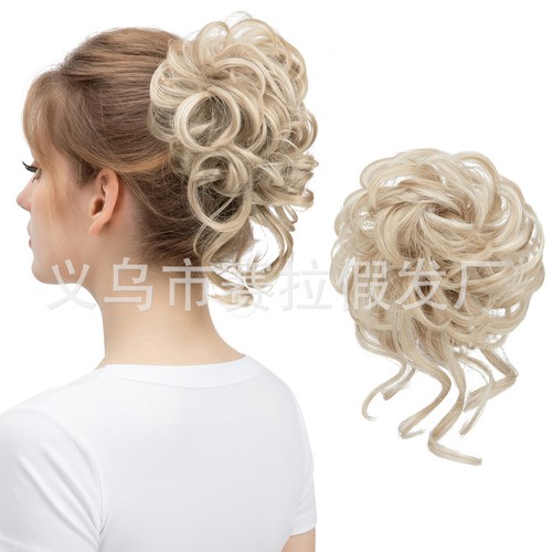 Messy bun hair extension - messy,