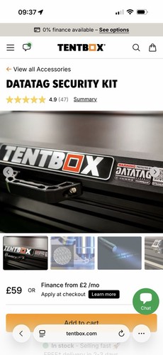 Tentbox datatag security kit - datatag,