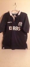 Scotland Rugby Mens Shirt 2013/2014 Macron Large Player Jersey Top