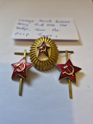 Vintage soviet russian - 3x, army