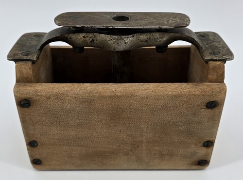 Antique butter pat - butter, stamp