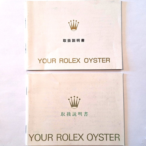 Your rolex oyster - oyster, booklet