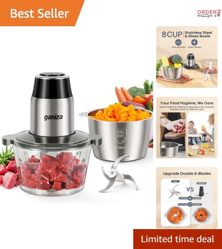 Electric food processor cup - electric, 8