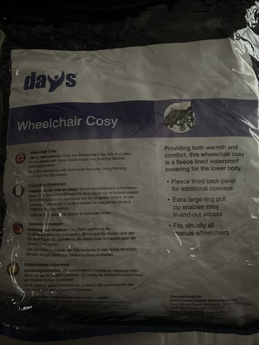 Wheelchair cosy fleece lining - wheelchair,