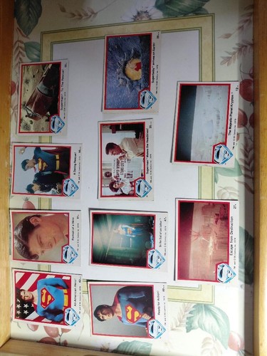 Superman trading cards 1978 - superman,