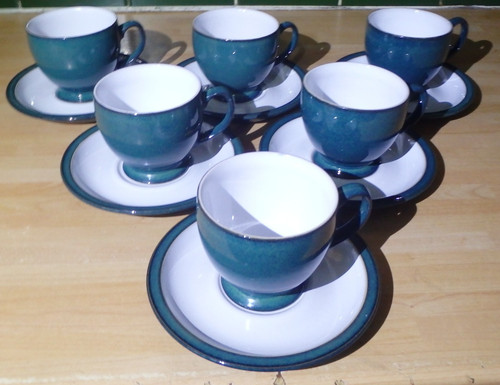 Denby greenwich cups - denby, 6x