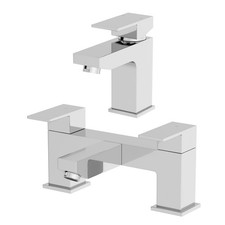 Modern Chrome Bathroom Square