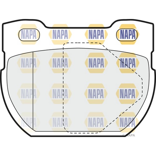 Brake pads set for land - brake,