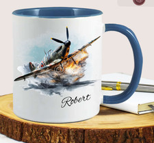 Personalised Mug Spitfire gift