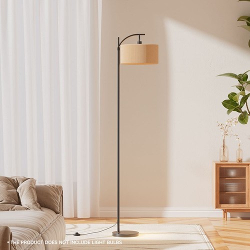 Modern floor lamp - modern, rattan