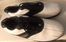 FootJoy Superlites 58023 Golf Shoes Men’s Size 8.5M Vintage Style White Black