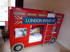 Childrens Bunk Bed With Ladder- London Bus By Julian Bowen
