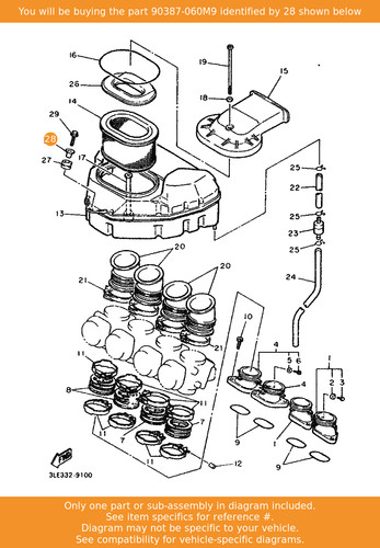 Yamaha collar 90387 060m9 oem - 90387-060m9,