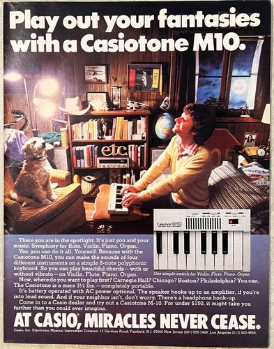 1980 casio casiotine - casio, m-10