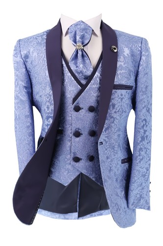 Boys floral jacquard tuxedo - boys,