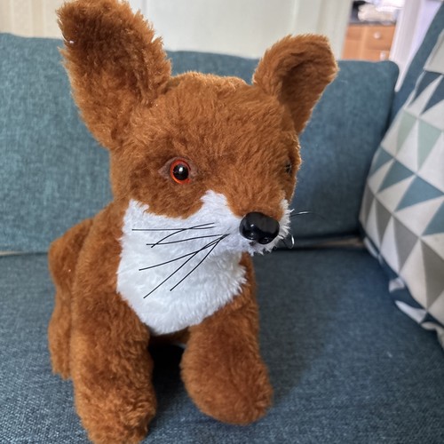Handmade fox plush - handmade, vintage