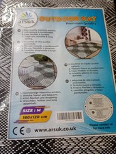 Outdoor rug patio reversible - rug,