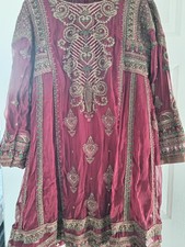 Sha Posh Frock 3 Pc Pakistani