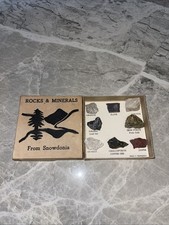 Vintage Rock And Mineral Samples From The UK Scotland Snowdonia Derbyshire