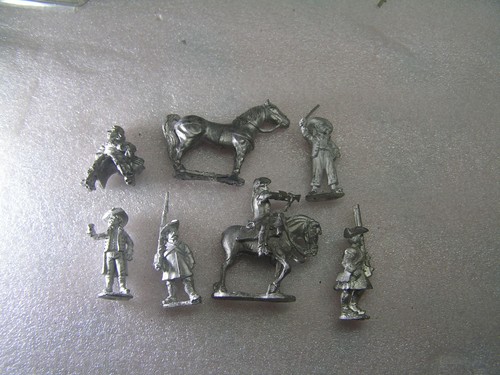 Ecw acw 28mm metal figures - ecw, x6