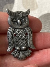 Torino vintage pewter owl - torino,