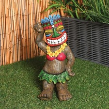 Tiki statue garden figurine - statue,