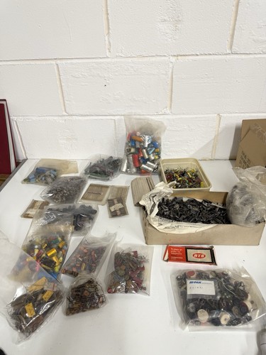 Job lot vintage capacitors - job,