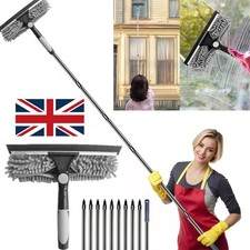 Telescopic Extendable Window Cleaner Equipment Glass Cleaning 4.5m Squeegee