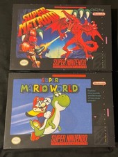 Super Metroid Illuminating Canvas  & Super Mario World Illuminating Canvas